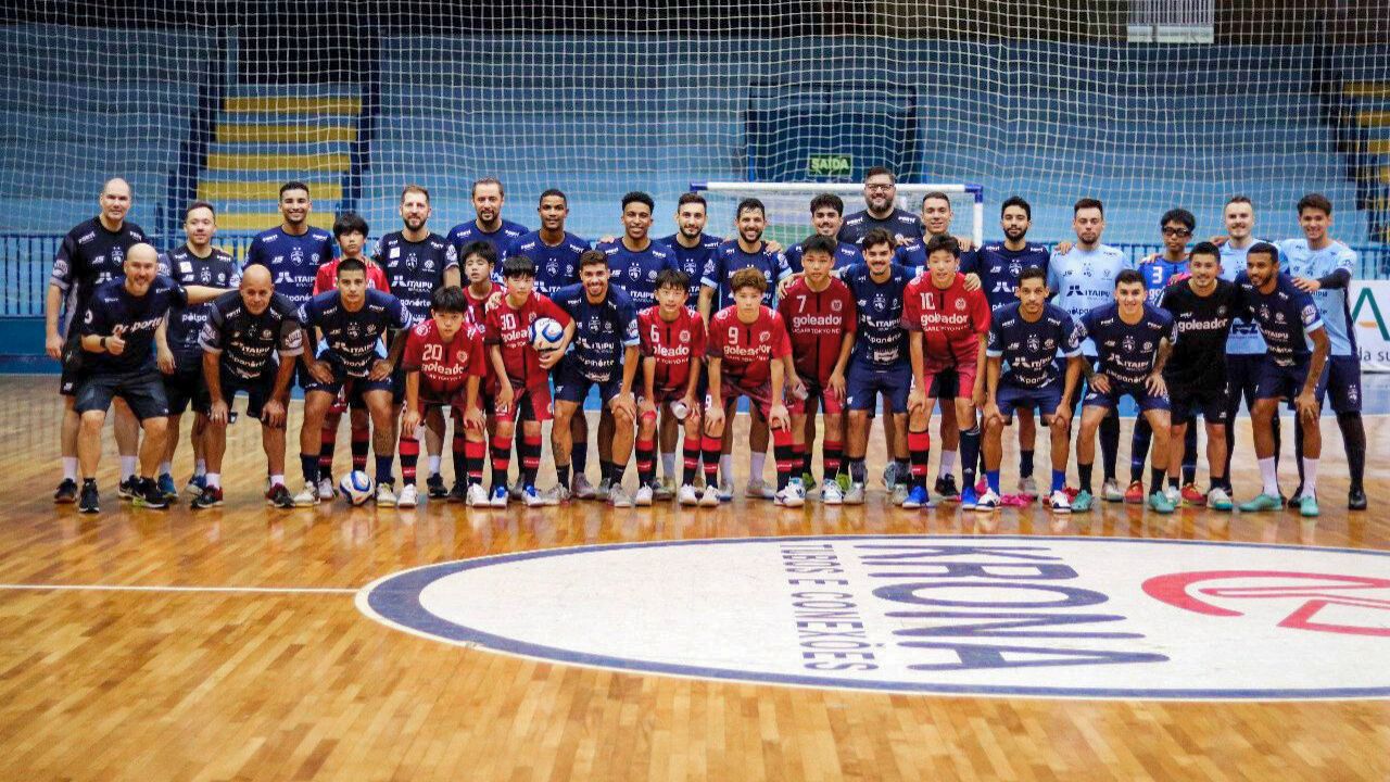 Foz Cataratas Futsal e Ligare Tokio Next. Foto: Jorge Augusto