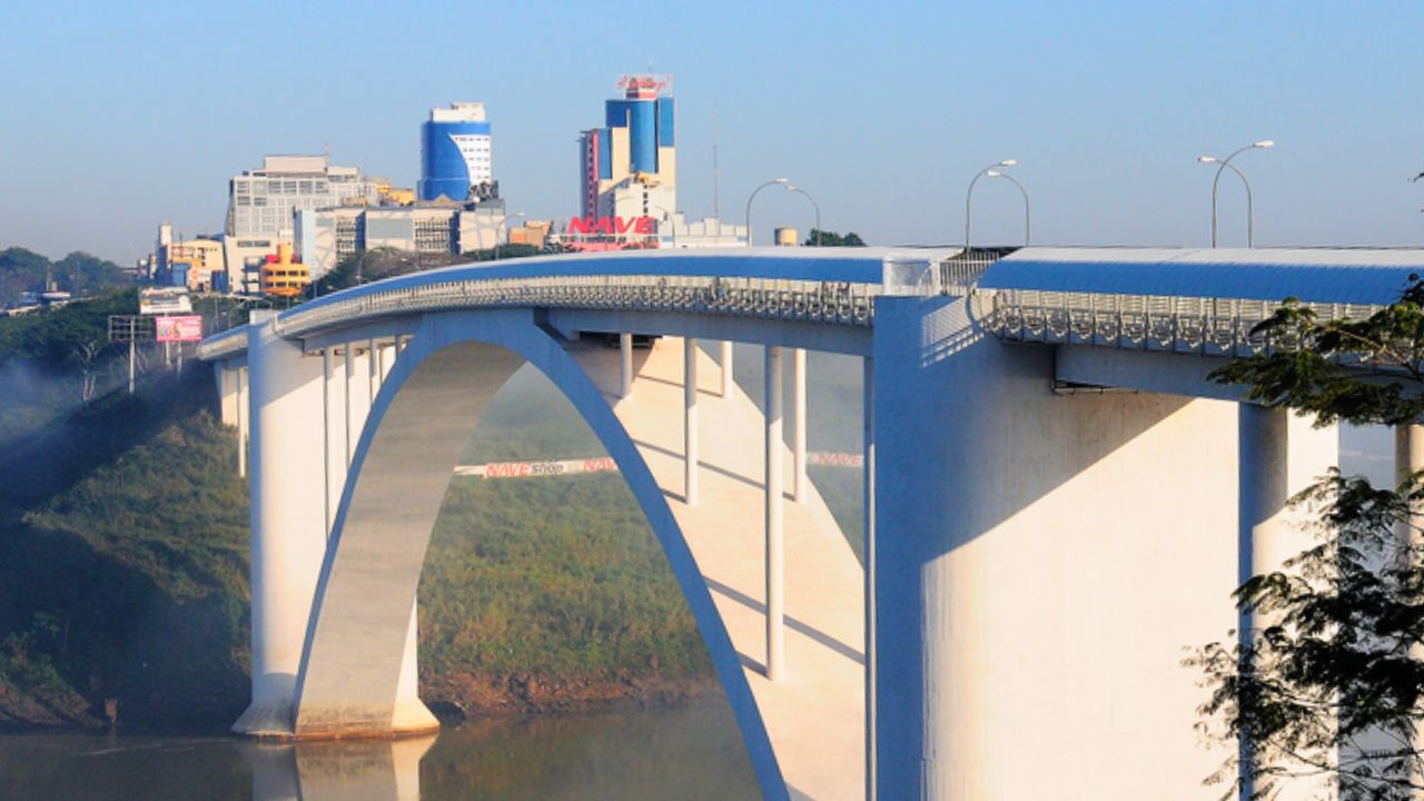 Ponte Internacional da Amizade. Foto: Ministério dos Transportes do Brasil.