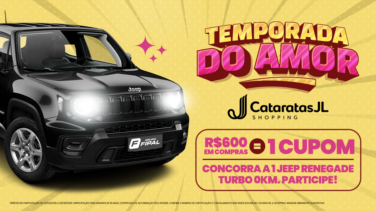 Campanha Temporada de Amor do Cataratas JL Shopping
