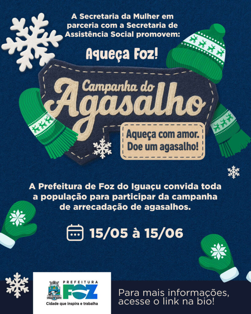 Prefeitura lança Campanha do Agasalho