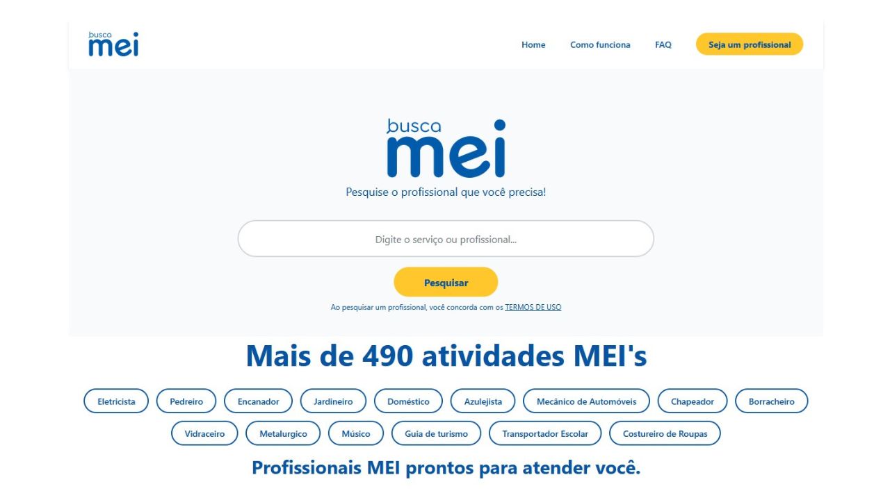 Plataforma Busca MEI conecta microempreendedores de Foz do Iguaçu a novos clientes, com cadastro gratuito, segurança e visibilidade para serviços locais.